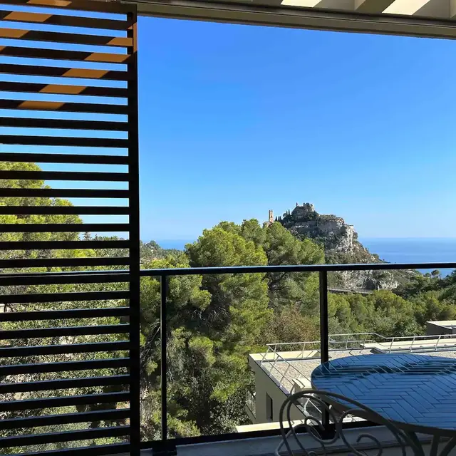 Vue mer et Vue village d'Eze