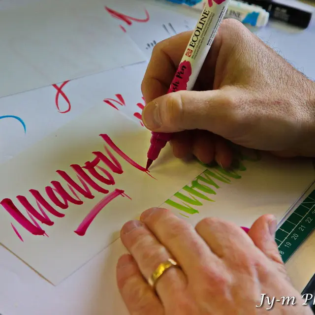 Atelier Typo avec Williaco_Notre-Dame-de-Bellecombe