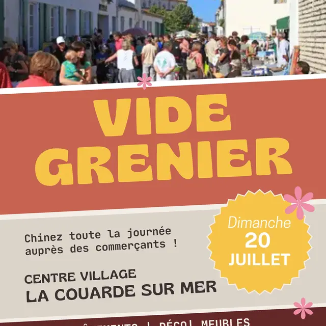 Brocante vide-grenier_La Couarde-sur-Mer