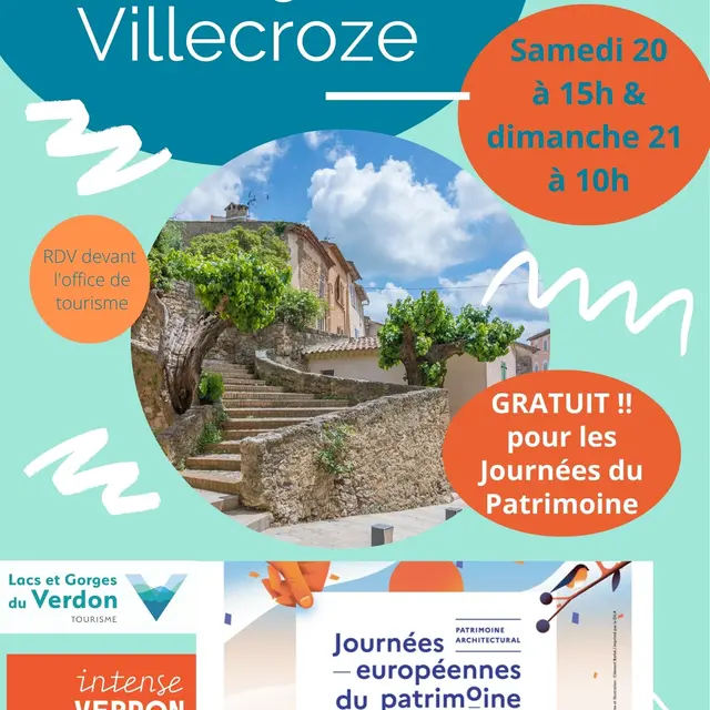 Visite guidée du village de Villecroze | Journées Européennes du Patrimoine 2025_Villecroze