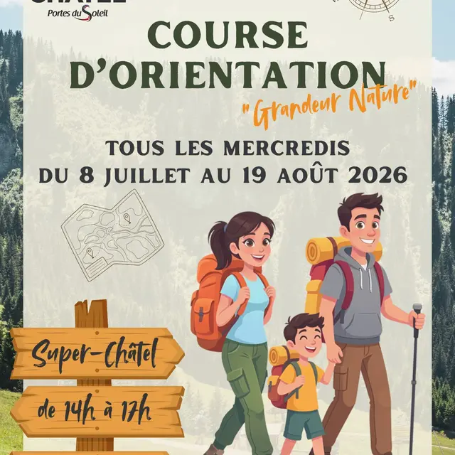 Course d'orientation grandeur nature_Châtel