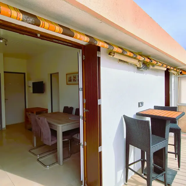Balcon exposé ouest
