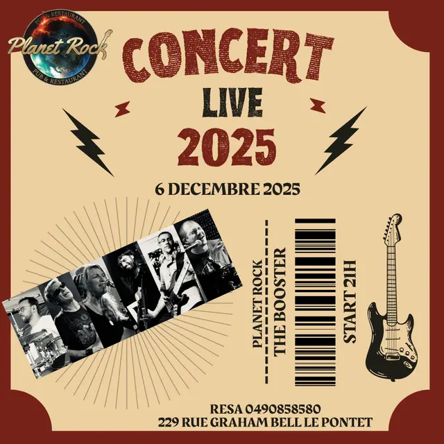 Concert Live The Booster_Le Pontet