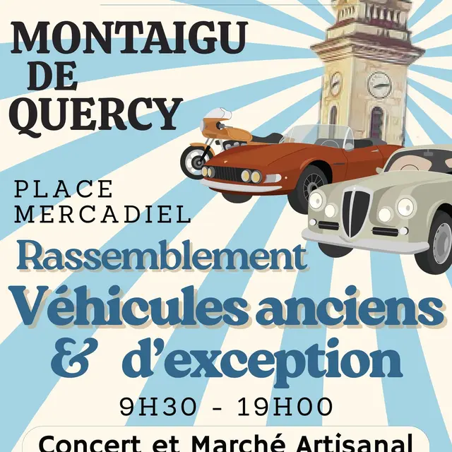 Rassemblement de véhicules anciens et d'exception_Montaigu-de-Quercy