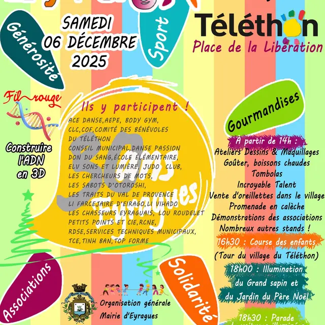 Animations pour le Téléthon_Eyragues