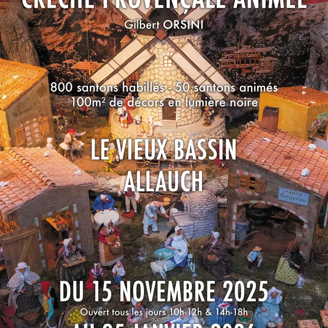 48ème Crèche de Santons animés de Gilbert Orsini_Allauch