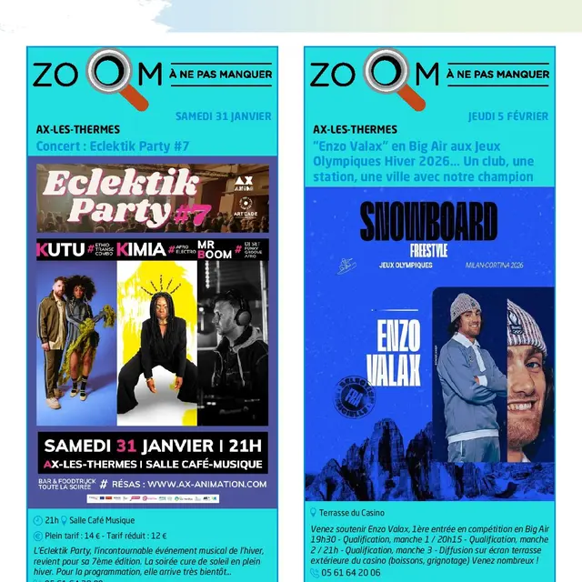 Programme des animations et des activités des Pyrénées Ariégeoises_Ax-les-Thermes