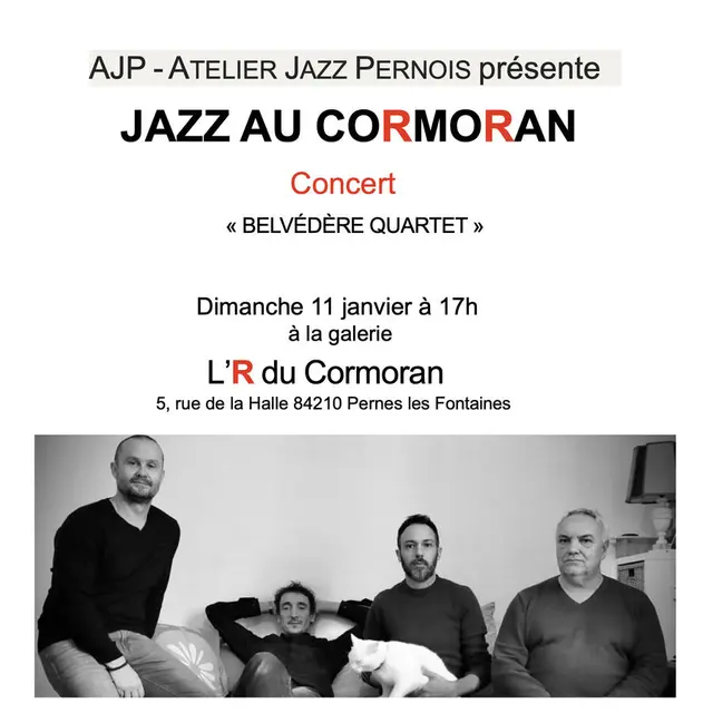 Concert / Répétition générale : jazz au Cormoran_Pernes-les-Fontaines