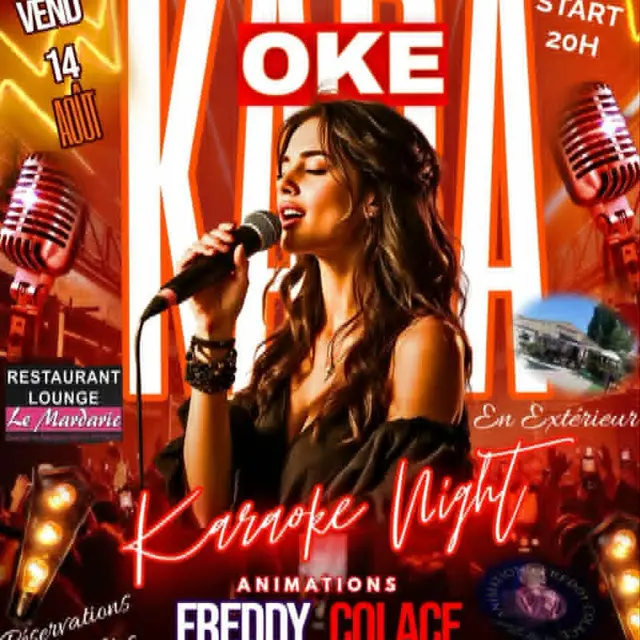 Soirée Karaoké au Restaurant Lounge le Mardaric_Peyruis