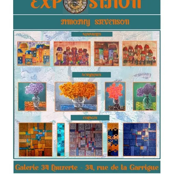 Exposition à la  Galerie 34_Lauzerte