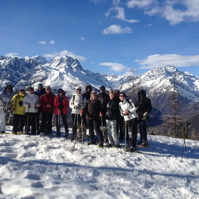 Panorama sur les écrins