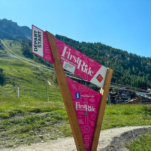 Zone d'initiation VTT First Ride à Val d'Isère
