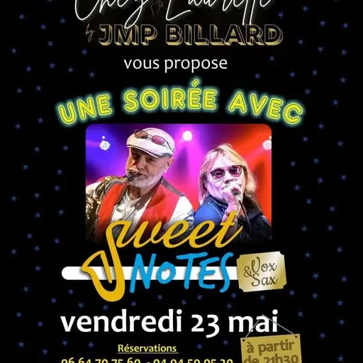 Concert : Sweet notes - saxo et voix_Barjols