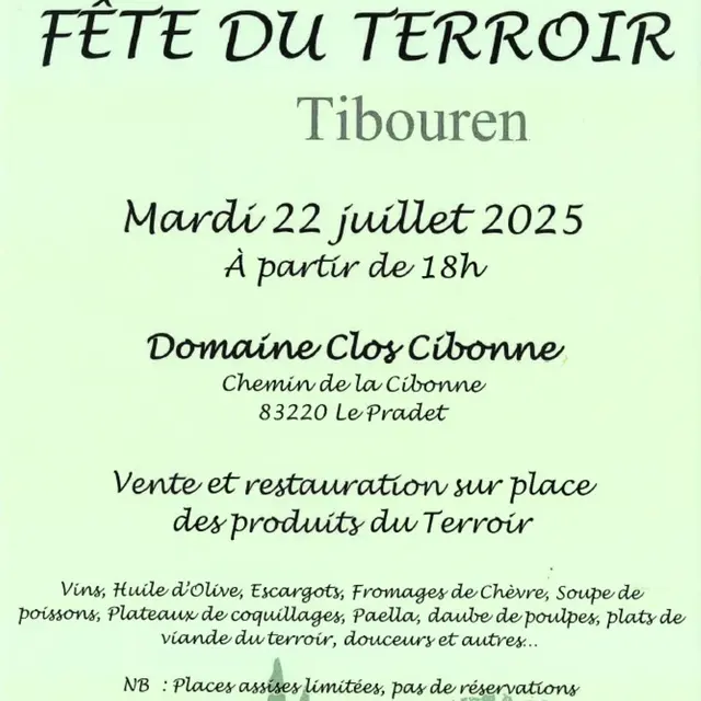Fête du terroir Tibouren au domaine Clos Cibonne_Le Pradet
