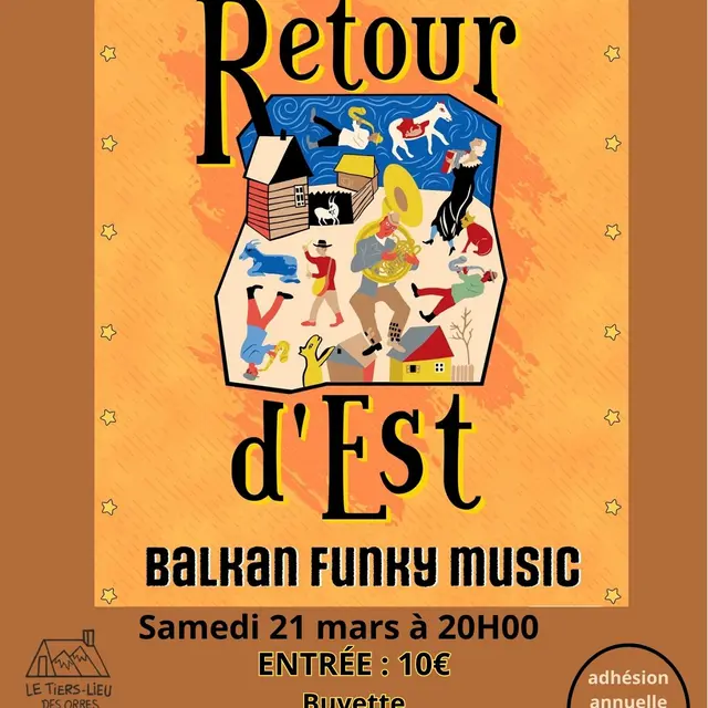 Concert : Retour d'Est - Balkan funky music_Les Orres
