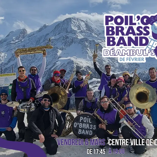 Les Déambul's de Février - « Poil'O Brass Band »_Chamonix-Mont-Blanc
