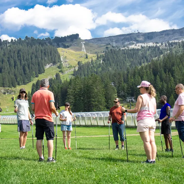 Initiation à la marche nordique_Flaine