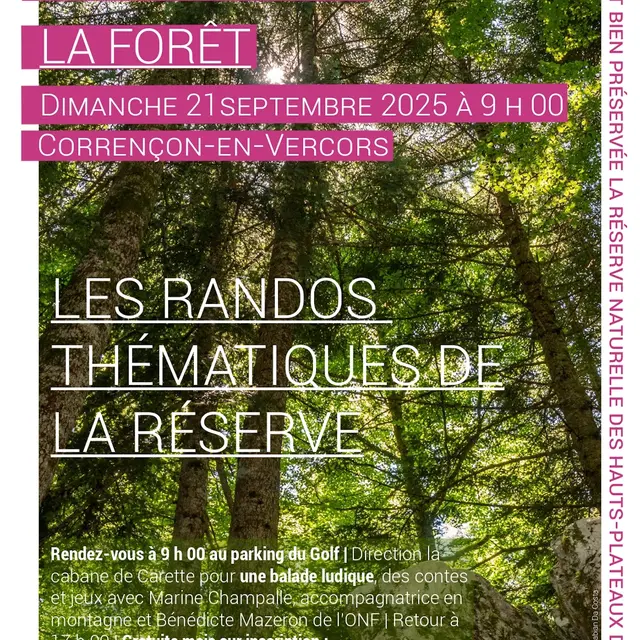 Rando Thématique  Forêt / balade ludique_Saint-Agnan-en-Vercors