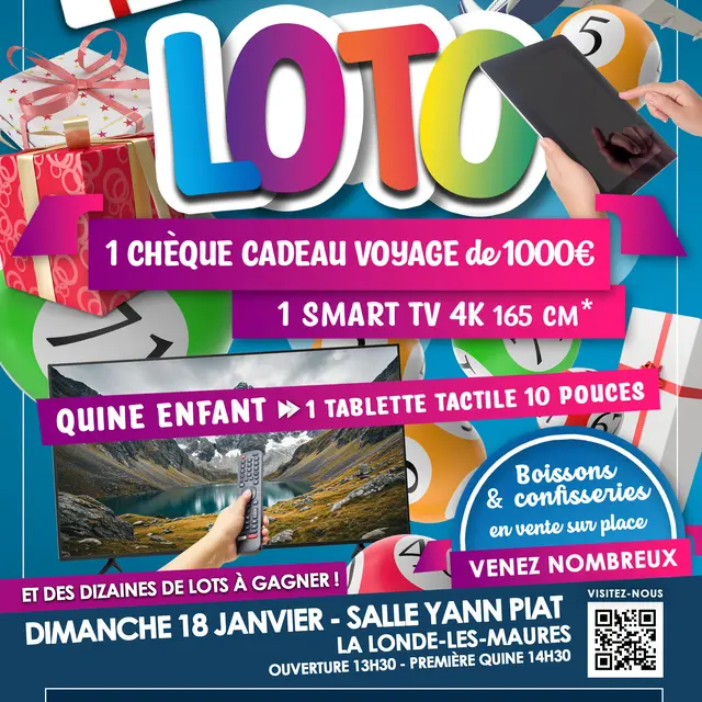 Loto par le Club de l'Amitié_La Londe-les-Maures