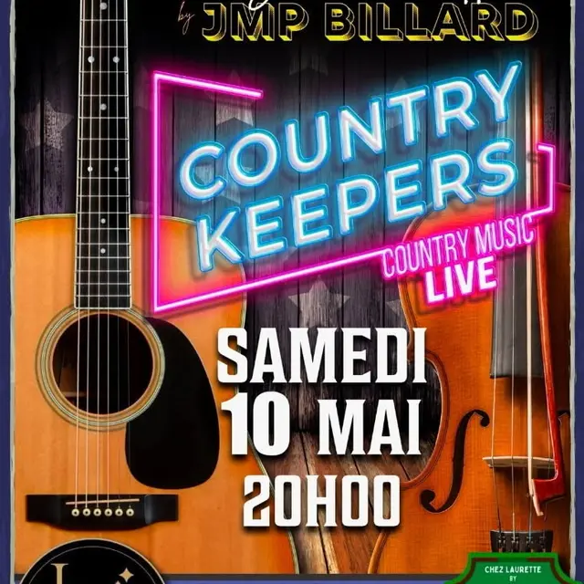 Concert : Country keepers - musique country_Barjols