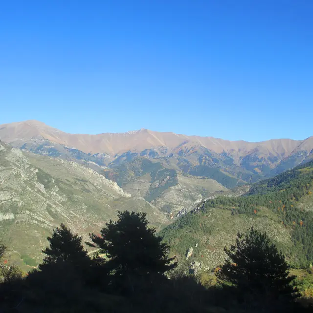 vue sur la ligne de crête