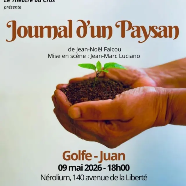 Théâtre : Journal d'un paysan_Vallauris Golfe - Juan