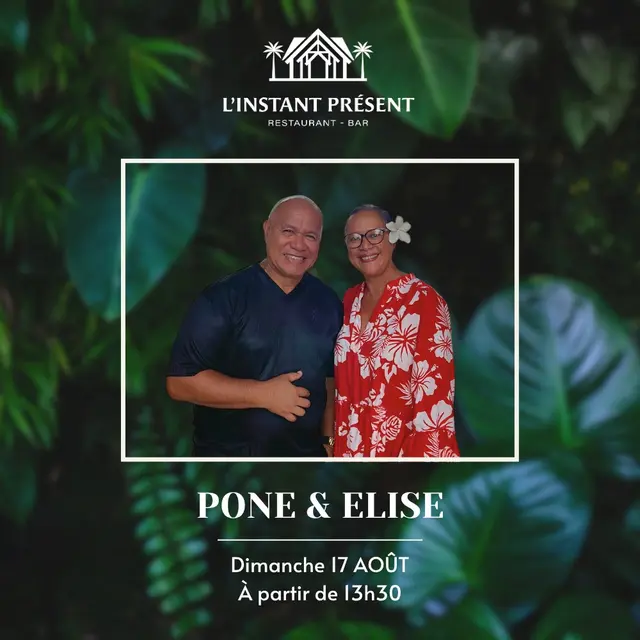 Elise & Poné en concert à l'Instant Présent_Punaauia