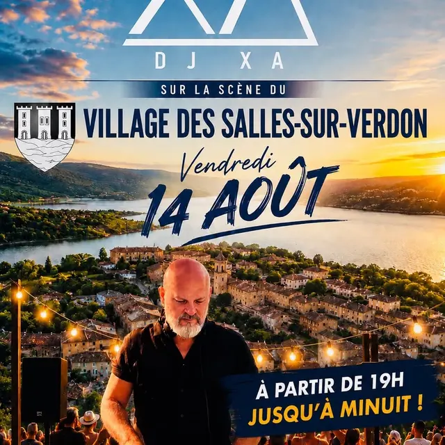 Soirée DJ XA_Les Salles-sur-Verdon