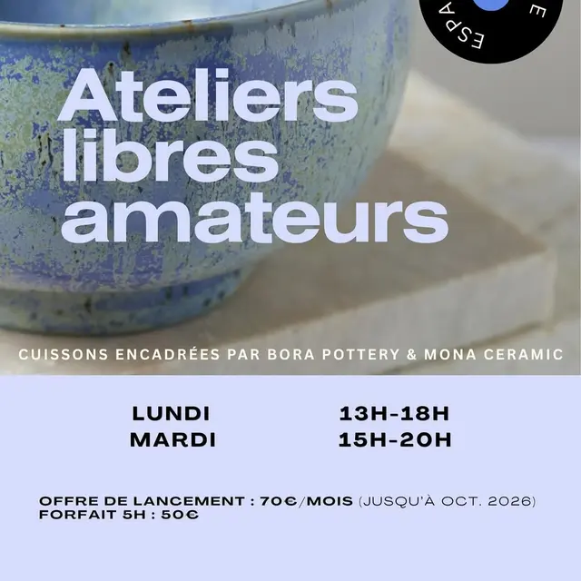 Ateliers libres amateurs