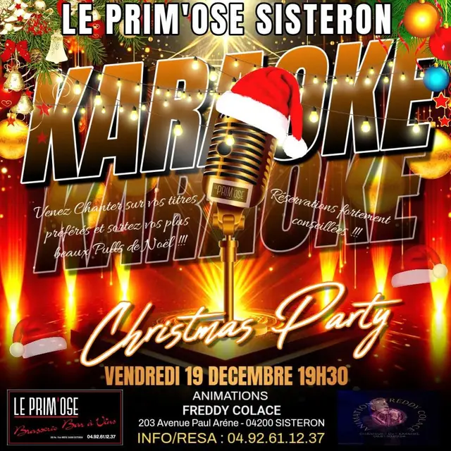 Karaoké Christmas Party_Sisteron