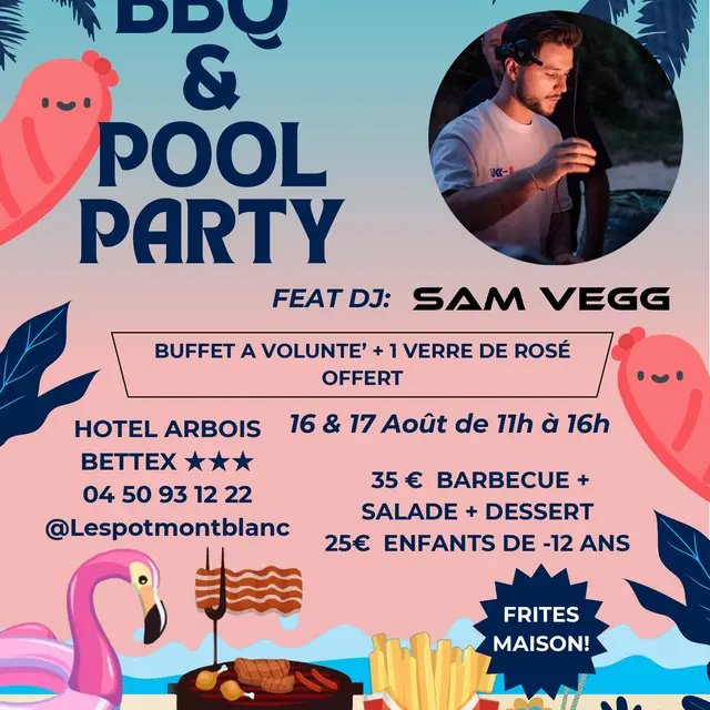 BBQ & Pool Party_Saint-Gervais-les-Bains