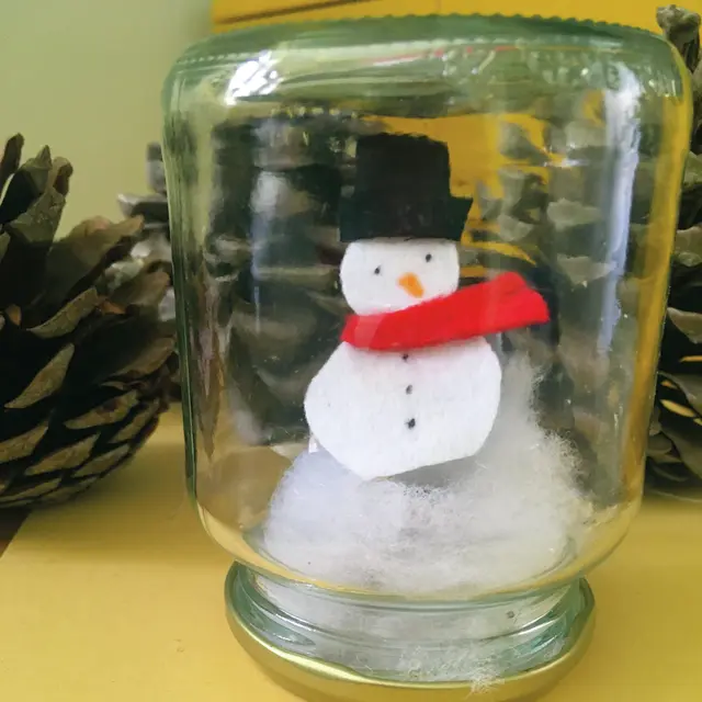 Boule à neige bonhomme de neige