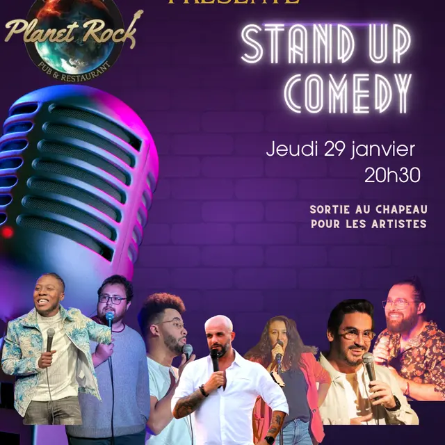 Stand Up Comédy au Planet Rock_Le Pontet