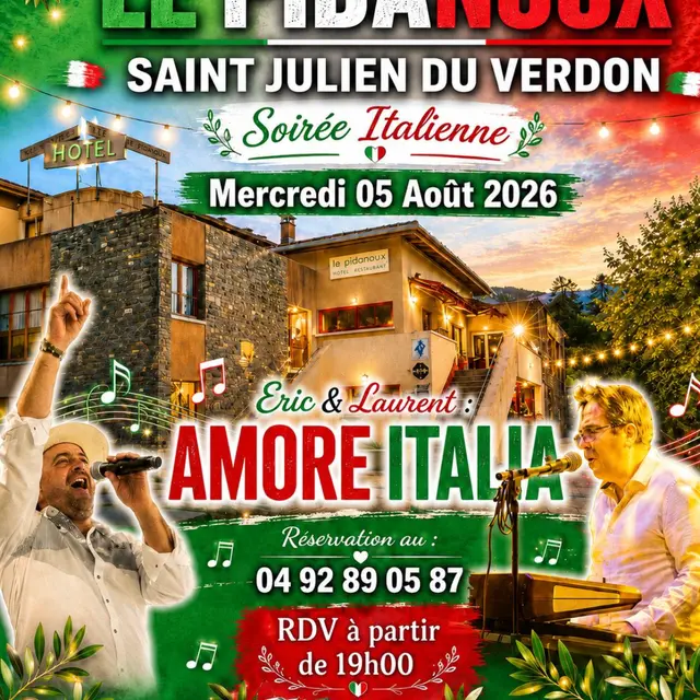 Soirée Musicale Italienne_Saint-Julien-du-Verdon