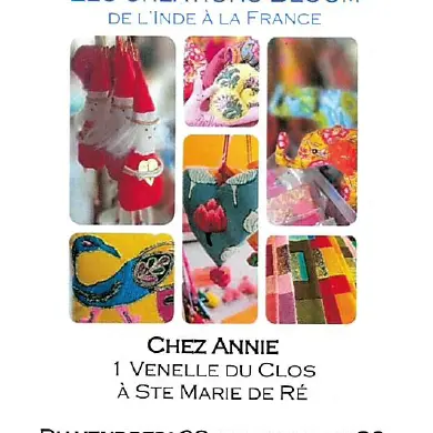 Exposition-Vente de Noël - Les créations Bloom, de l'Inde à La France_Sainte-Marie-de-Ré