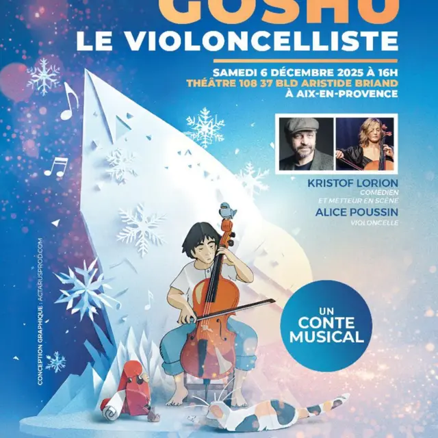 Les Notes d'hiver - Goshu le violoncelliste_Aix-en-Provence