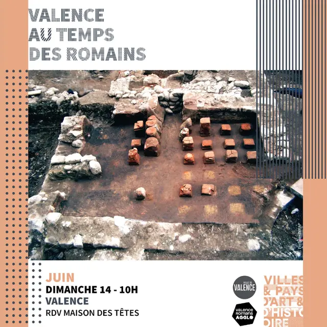 Visite guidée : Valence au temps des romains - Journées européennes de l'archéologie_Valence