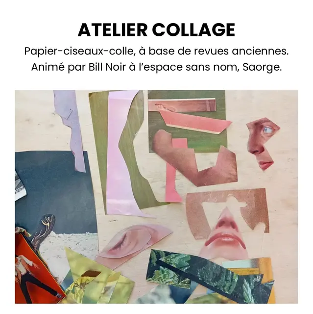 Atelier collage animé par Bill Noir_Saorge