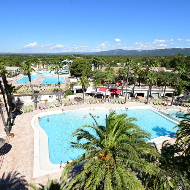 Piscines camping de la baume