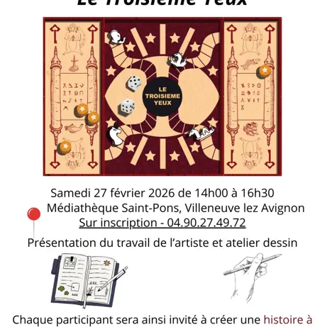 Rencontre et atelier avec l’artiste Jimmy Richer_Villeneuve-lez-Avignon