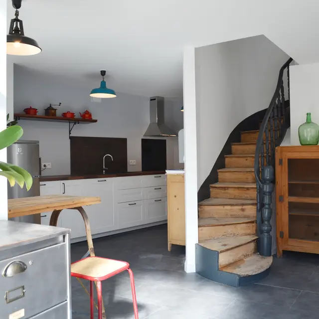hall d'entrée/cuisine