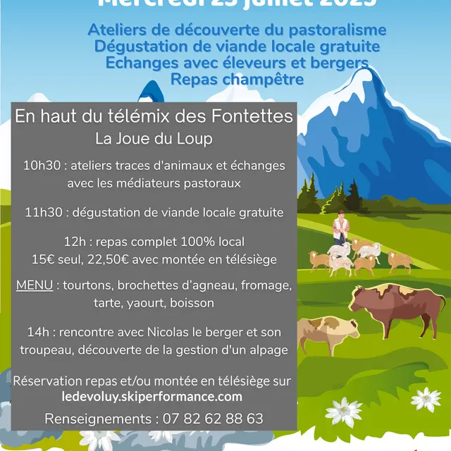 Journée d'alpage avec les Jeunes Agriculteurs_La Joue du Loup