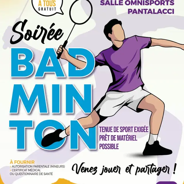 Soirée badminton