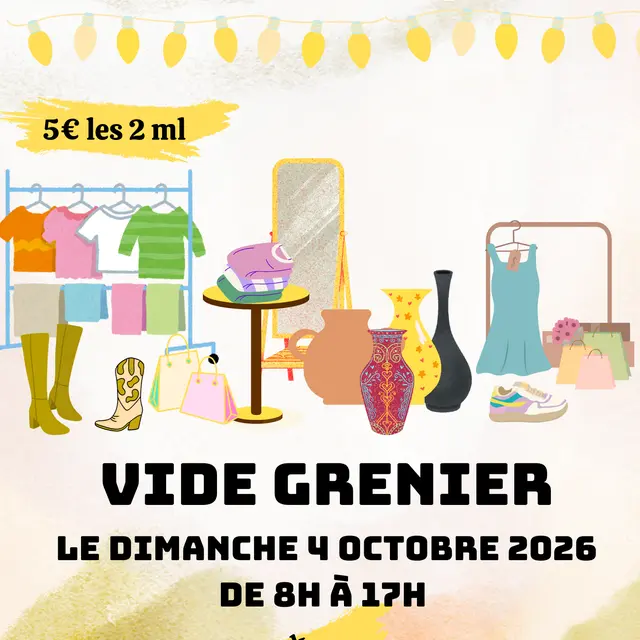 Vide grenier au plan d'eau