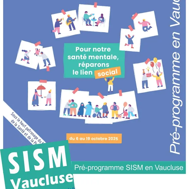 Visuel Semaines d'information sur la santé mentale_Avignon