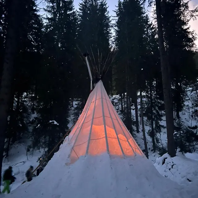 Randonnée avec repas sous tipi