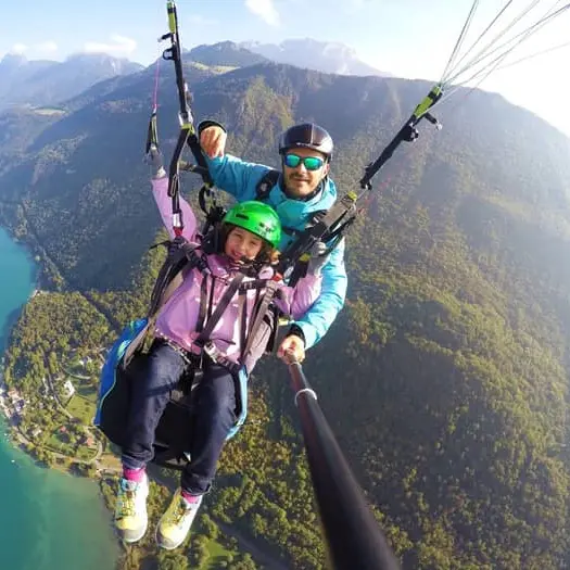 Vol en parapente Aiglon avec A l'air libre parapente_Doussard