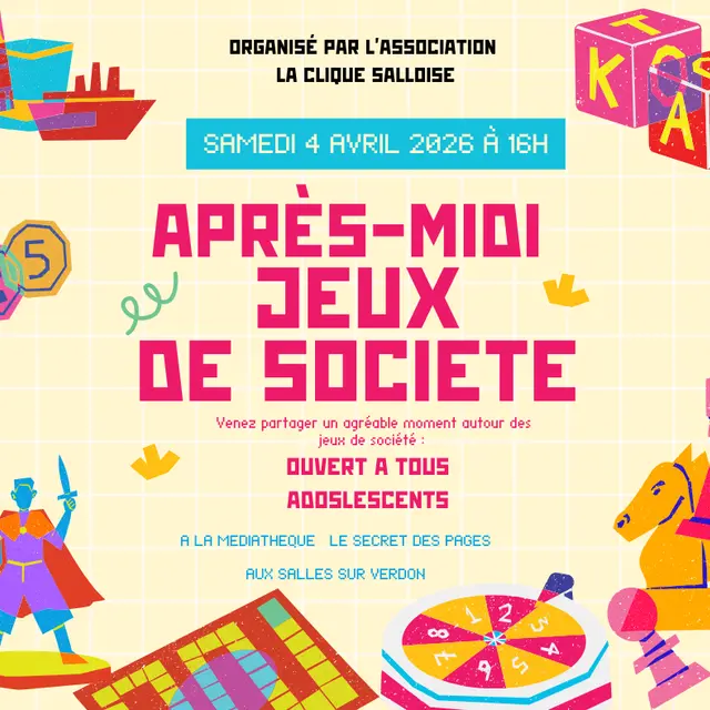 Après-midis Jeux de société