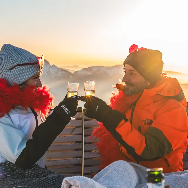 Saint Valentin : l'amour sur les skis !_Le Grand-Bornand