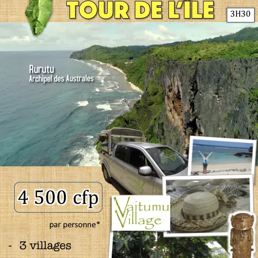 Vaitumu Village - Tour de l'île en voiture_Rurutu
